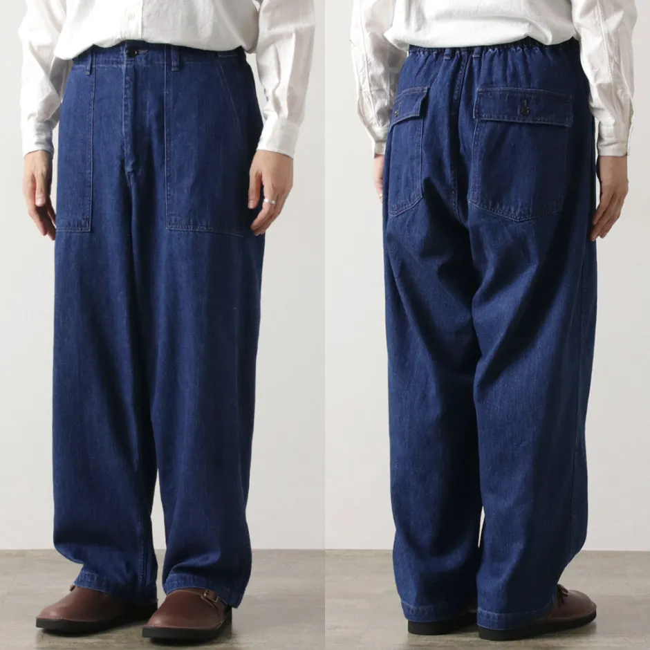 Work Pants & Chinos | Jeans^ORDINARY FITS / James Fatigue Denim with Used Finish blue