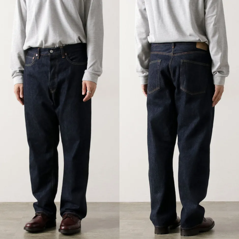 Jeans^ORDINARY FITS / Loose denim One-wash indigo