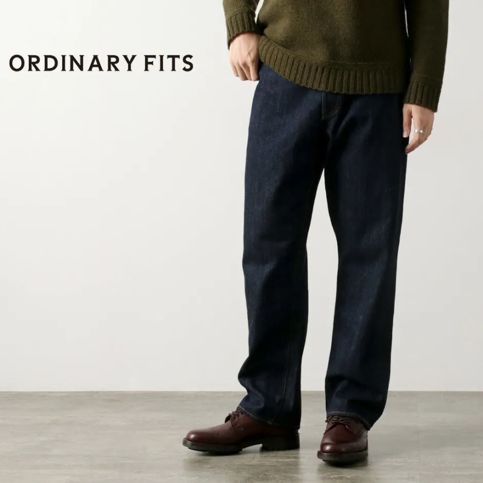Jeans^ORDINARY FITS / Loose denim One-wash indigo