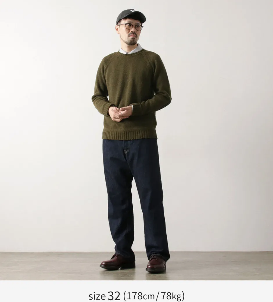 Jeans^ORDINARY FITS / Loose denim One-wash indigo