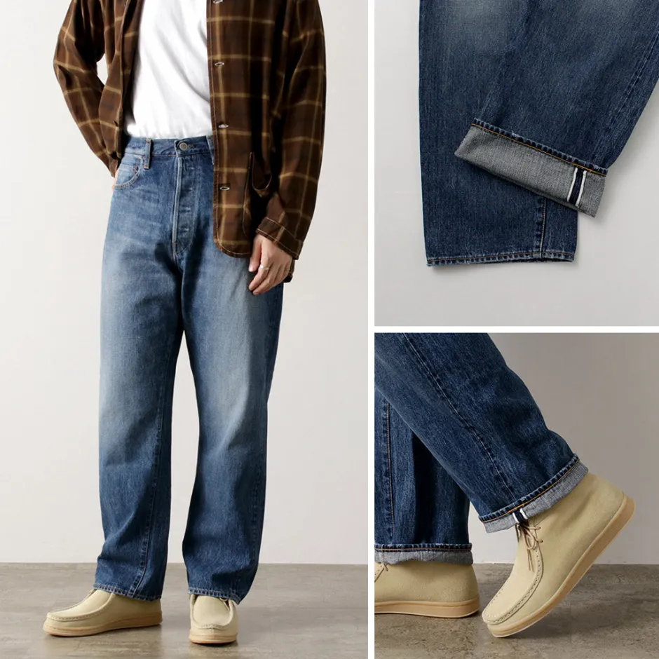 Jeans^ORDINARY FITS / Loose Denim Used indigo