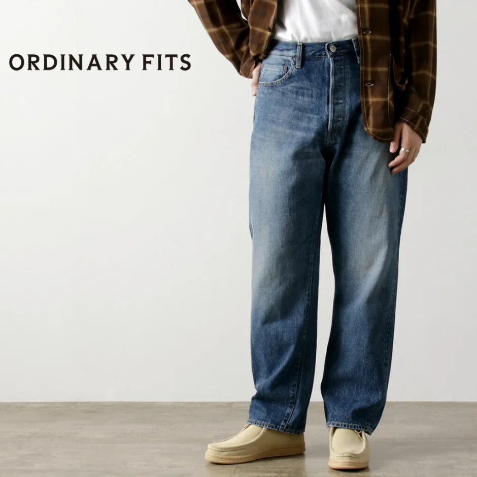 Jeans^ORDINARY FITS / Loose Denim Used indigo