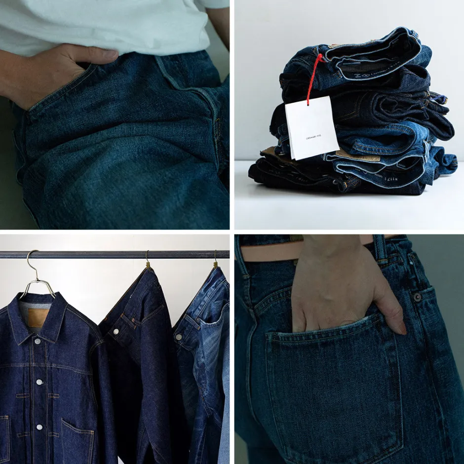 Jeans^ORDINARY FITS / Loose Denim Used indigo