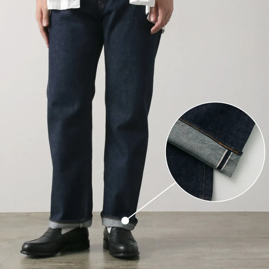 Jeans^ORDINARY FITS / Standard Denim One-Washed indigo
