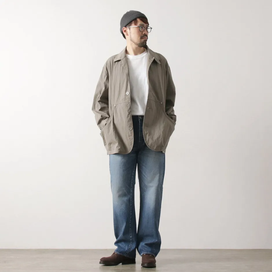 Jeans^ORDINARY FITS / Standard Denim One-Washed indigo