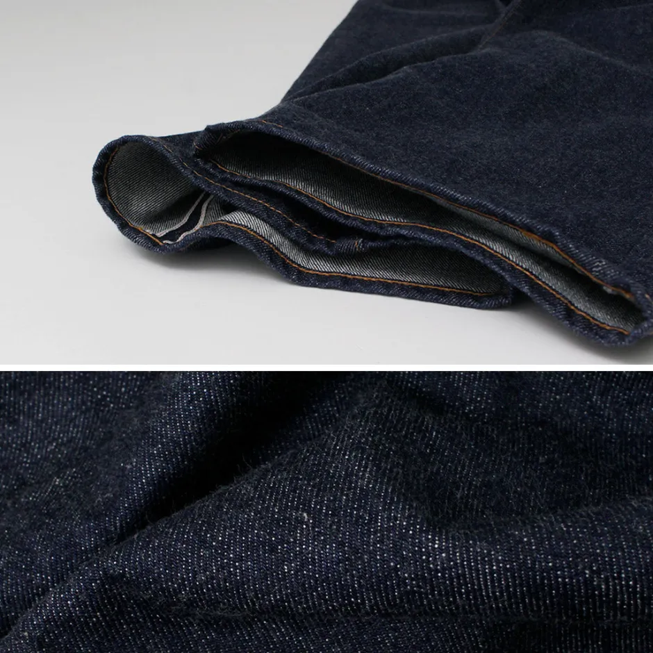 Jeans^ORDINARY FITS / Standard Denim One-Washed indigo