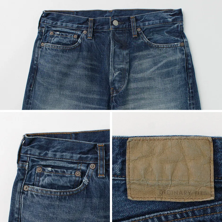 Jeans^ORDINARY FITS / Standard Denim Used indigo