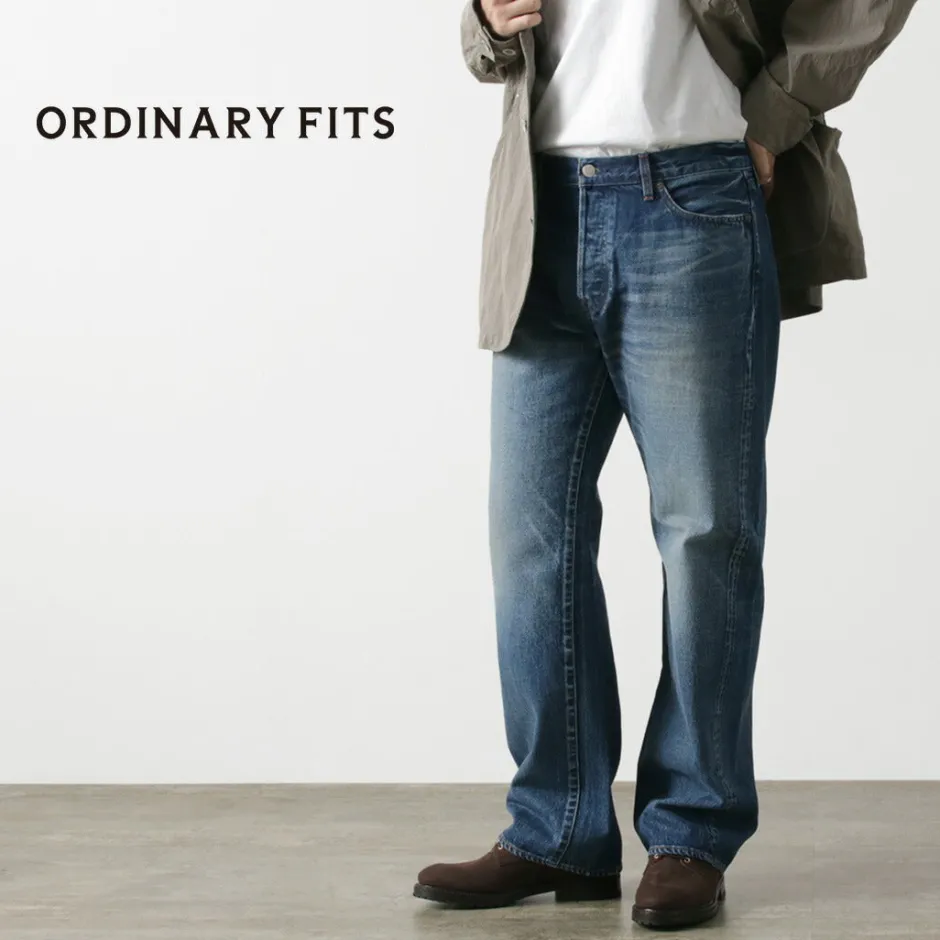 Jeans^ORDINARY FITS / Standard Denim Used indigo