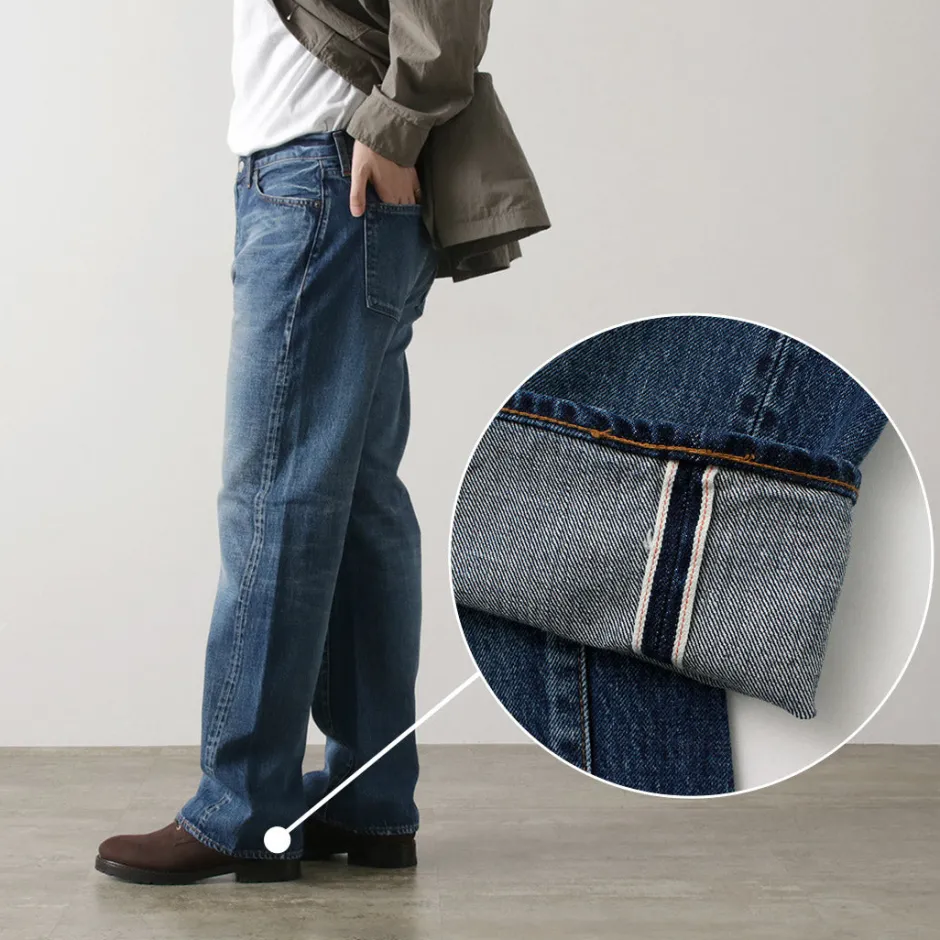 Jeans^ORDINARY FITS / Standard Denim Used indigo