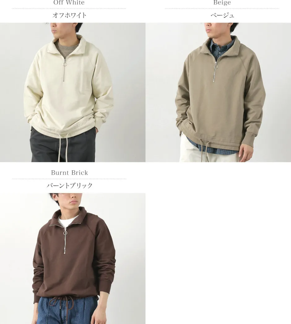 Sweatshirts^PARAGES / Battle Half Zip Sweatshirt