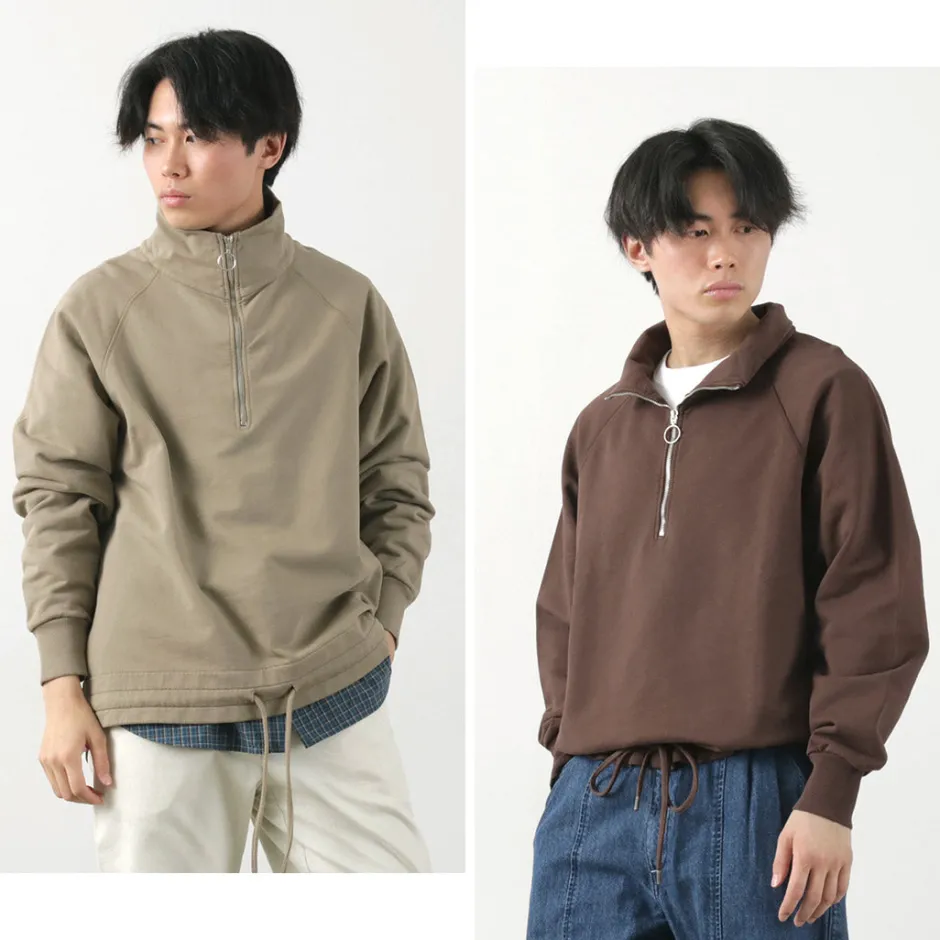 Sweatshirts^PARAGES / Battle Half Zip Sweatshirt