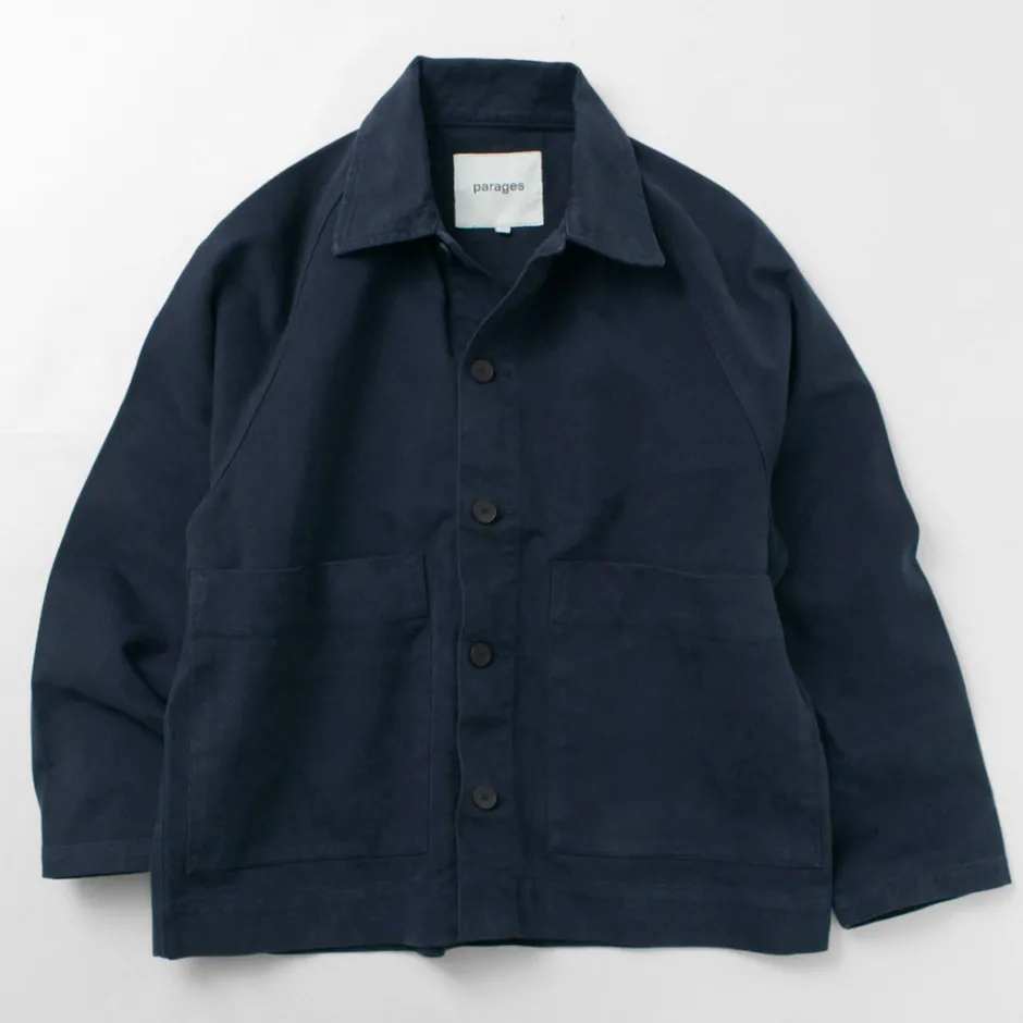 Jackets^PARAGES / Coach Twill Overshirt Jacket