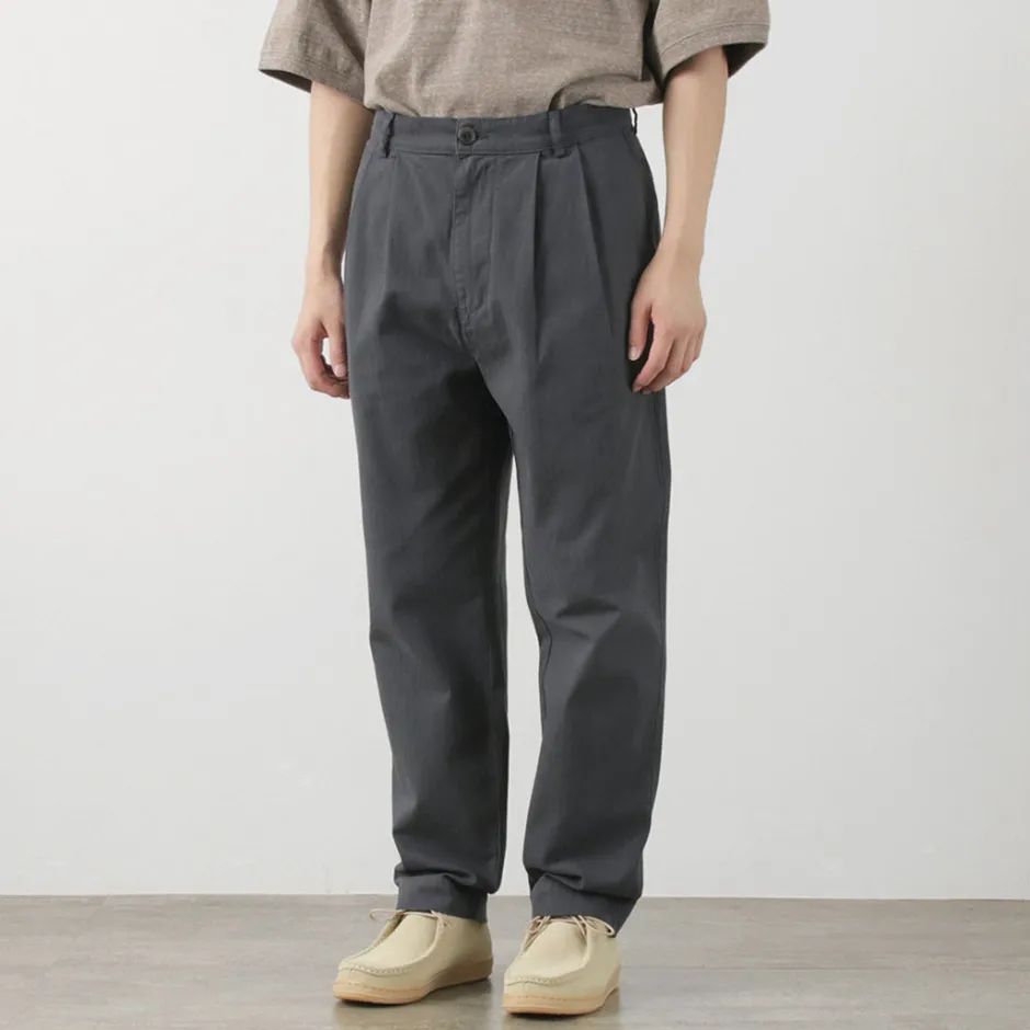 Work Pants & Chinos^PARAGES / Double Pleated Pants Cotton