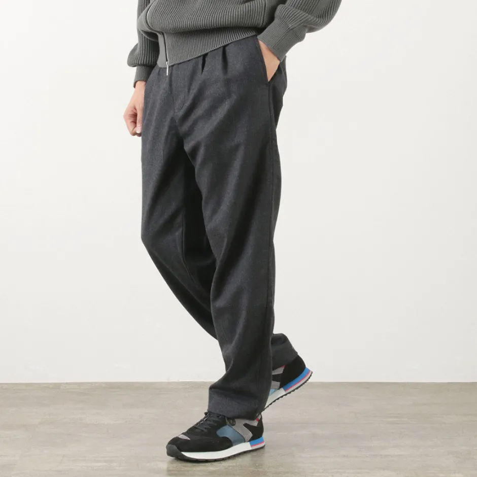Trousers^PARAGES / Double Pleats Wool Pants