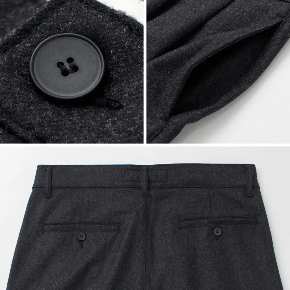 Trousers^PARAGES / Double Pleats Wool Pants