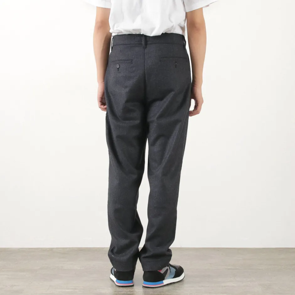 Trousers^PARAGES / Double Pleats Wool Pants