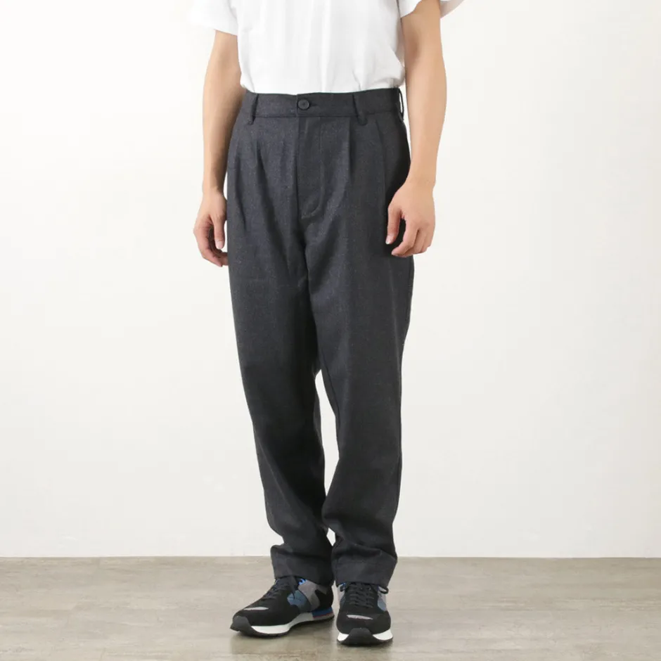 Trousers^PARAGES / Double Pleats Wool Pants