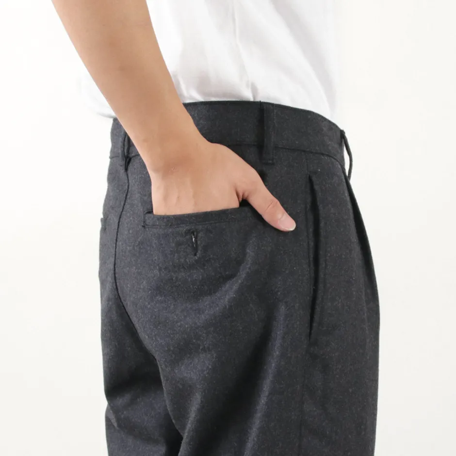 Trousers^PARAGES / Double Pleats Wool Pants