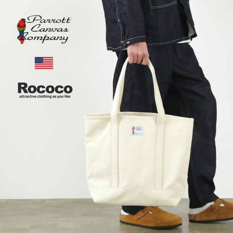 Tote Bags^PARROTT CANVAS / Capri Style Tote natural