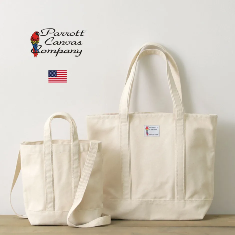 Tote Bags^PARROTT CANVAS / Capri Style Tote natural