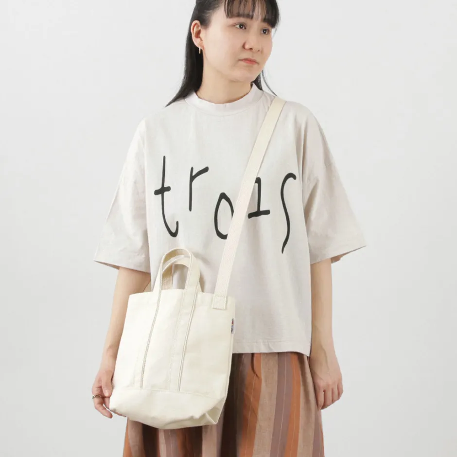 Tote Bags^PARROTT CANVAS / Shoulder mini tote natural