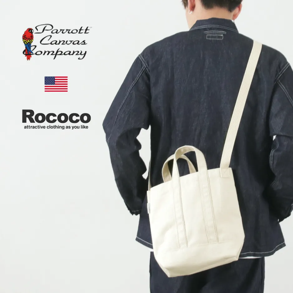 Tote Bags^PARROTT CANVAS / Shoulder mini tote natural