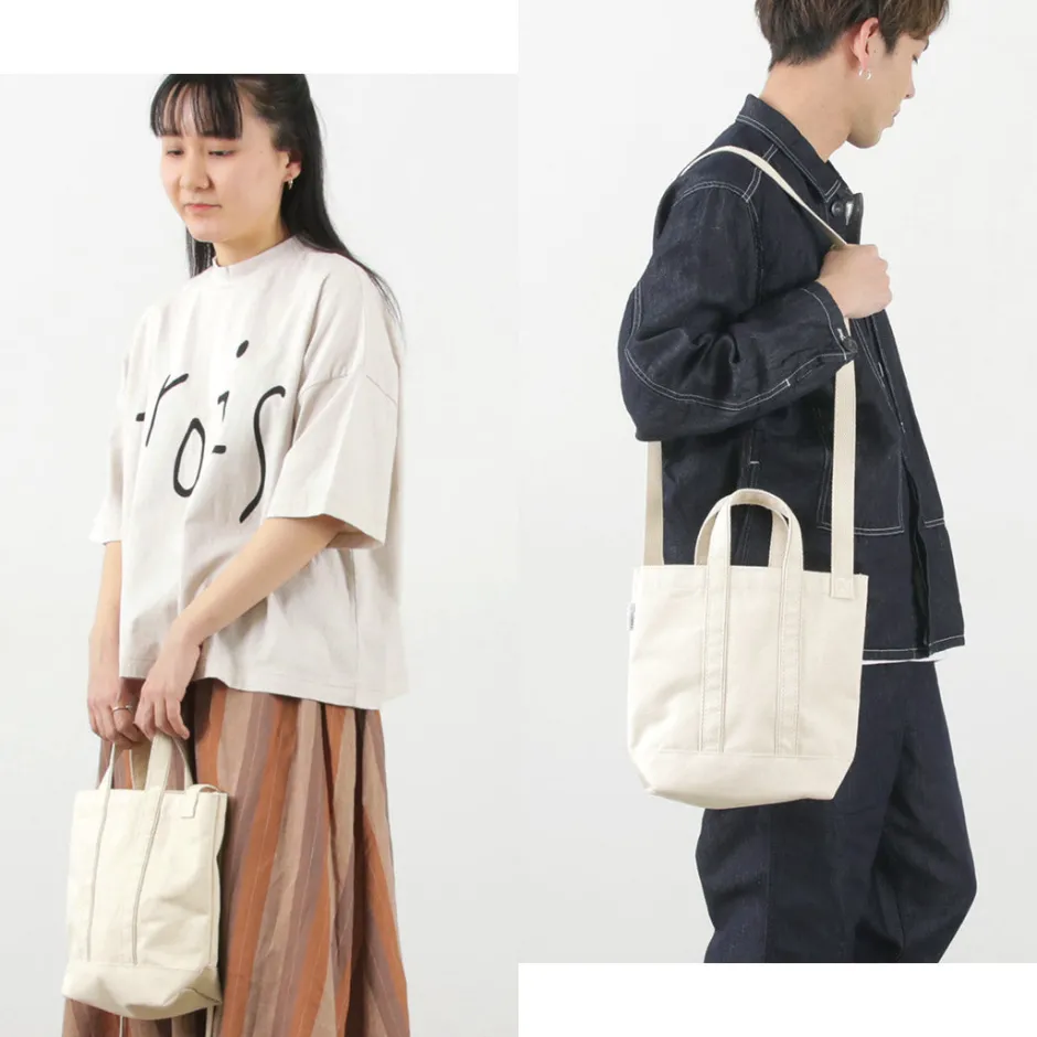 Tote Bags^PARROTT CANVAS / Shoulder mini tote natural