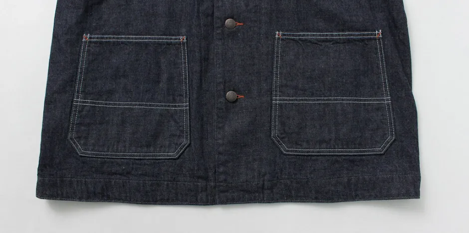 Jackets^PAYDAY / 50's model corduroy collar coverall navy