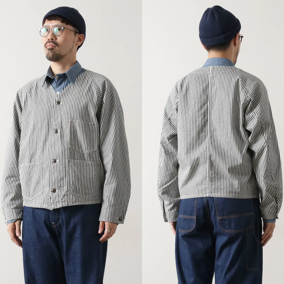 Jackets^PAYDAY / 50s Model Hickory Engineer Jacket navy