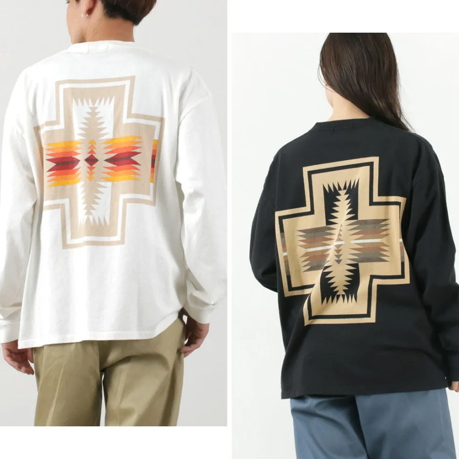 T-Shirts^PENDLETON / Back Print Long Sleeve T-Shirt