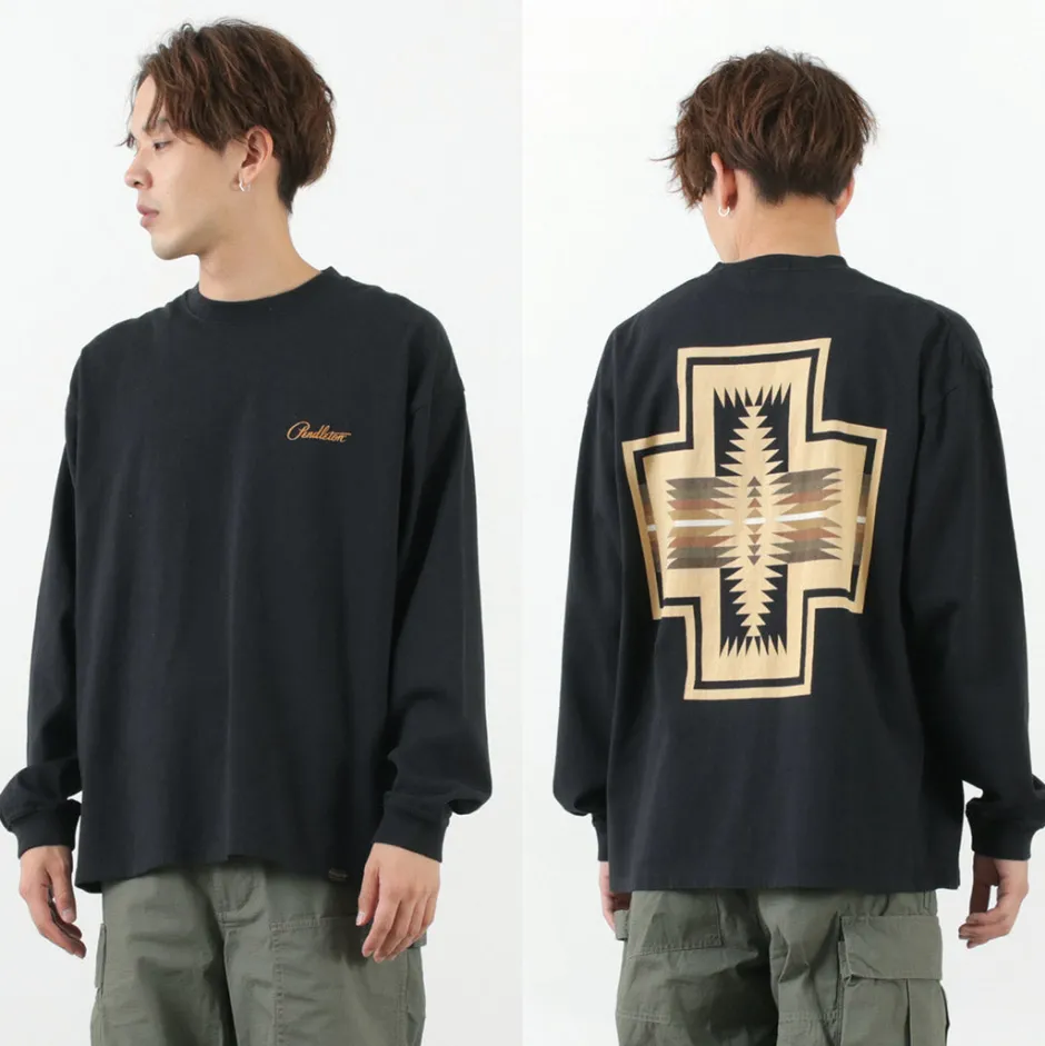 T-Shirts^PENDLETON / Back Print Long Sleeve T-Shirt