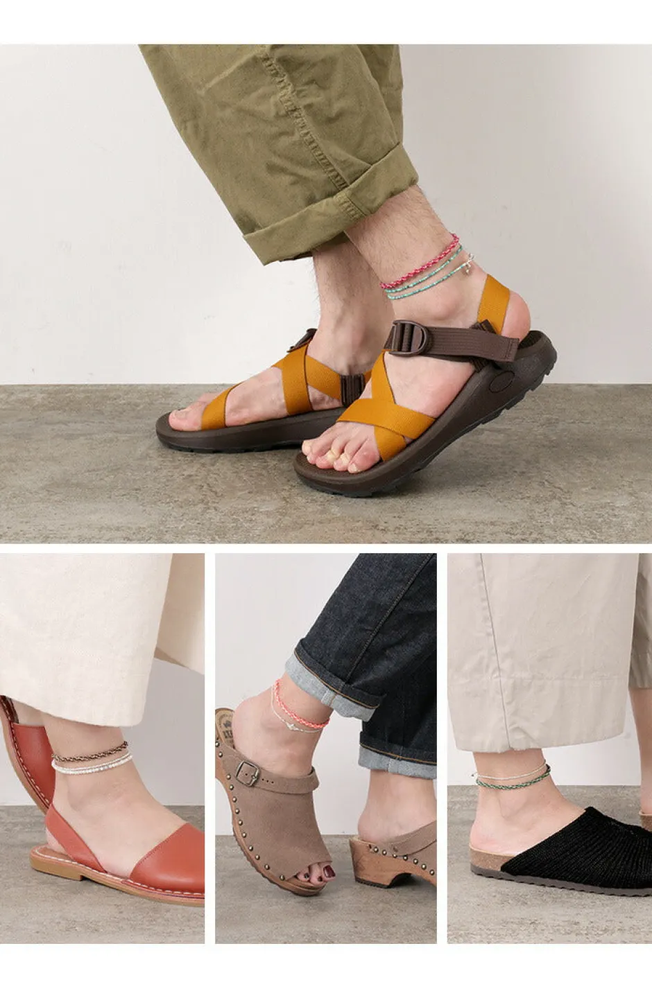 Anklets^PHADUA / Anklet Wax Cord 2 Tone