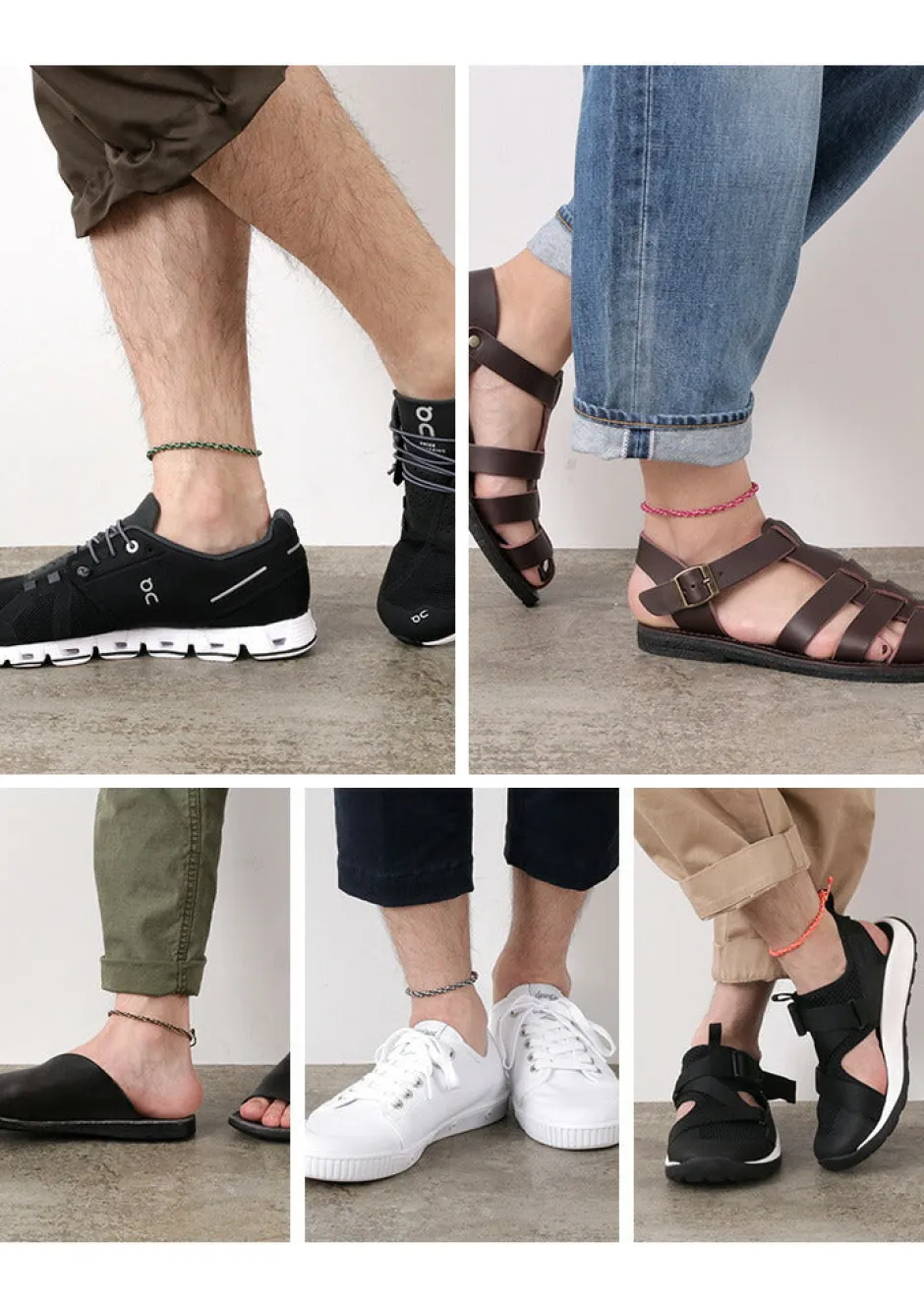 Anklets^PHADUA / Anklet Wax Cord 2 Tone