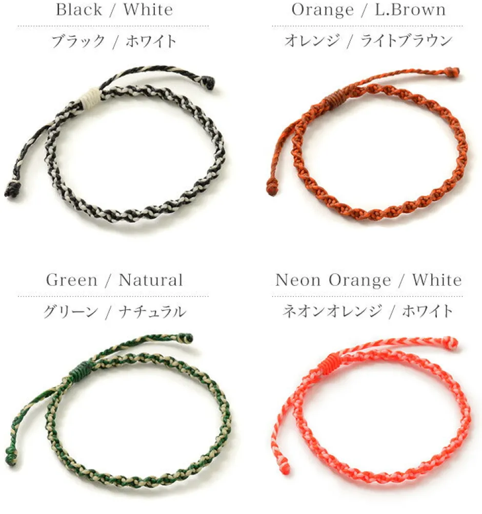 Anklets^PHADUA / Anklet Wax Cord 2 Tone