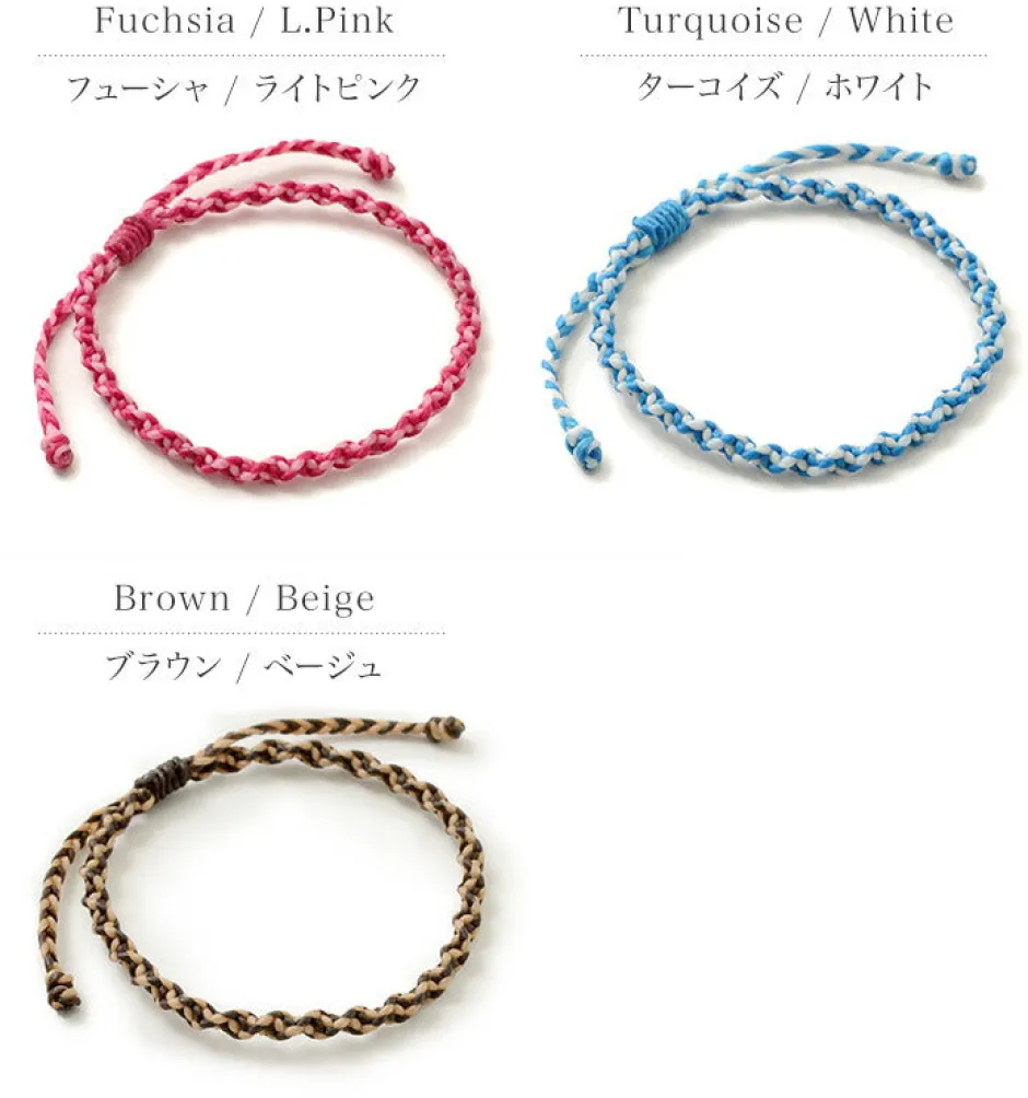 Anklets^PHADUA / Anklet Wax Cord 2 Tone