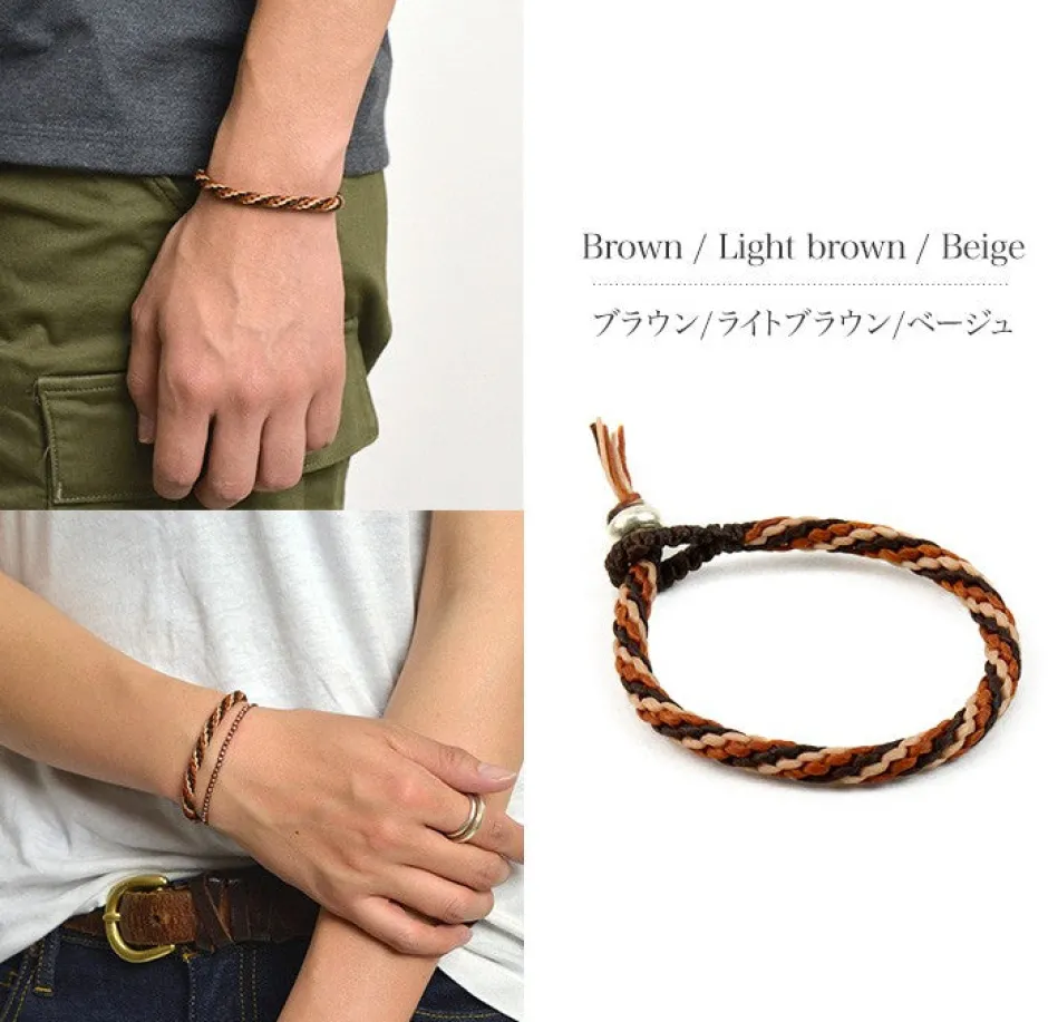 Anklets^PHADUA / Braid Wax Cord Bracelet