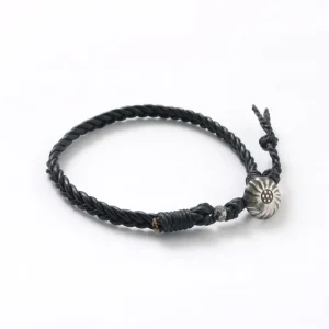 Anklets^PHADUA / Braided 1.5mm Leather Anklet