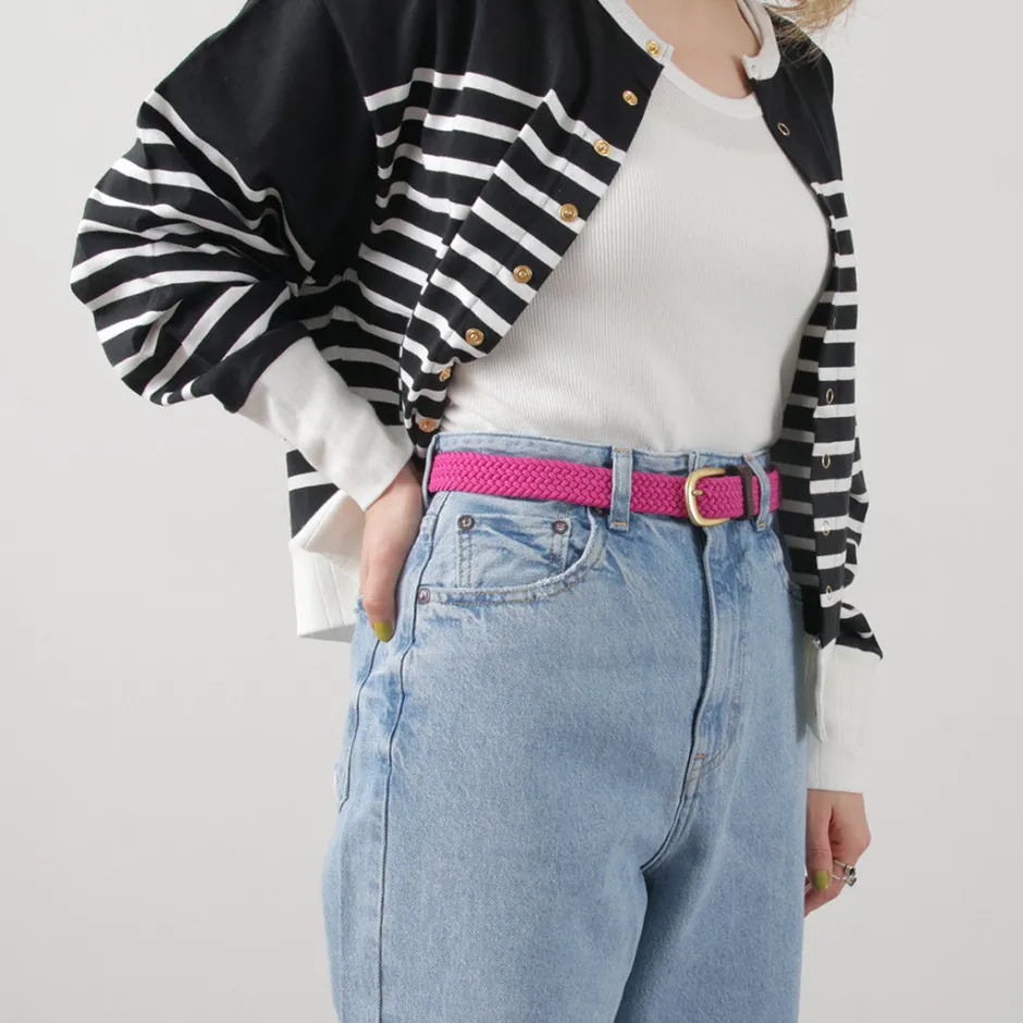 Belts^PHADUA / Elastic Narrow Mesh Belt