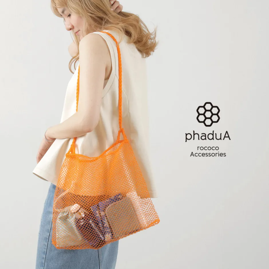 Shoulder Bags^PHADUA / Fishnet Shoulder Mesh Bag