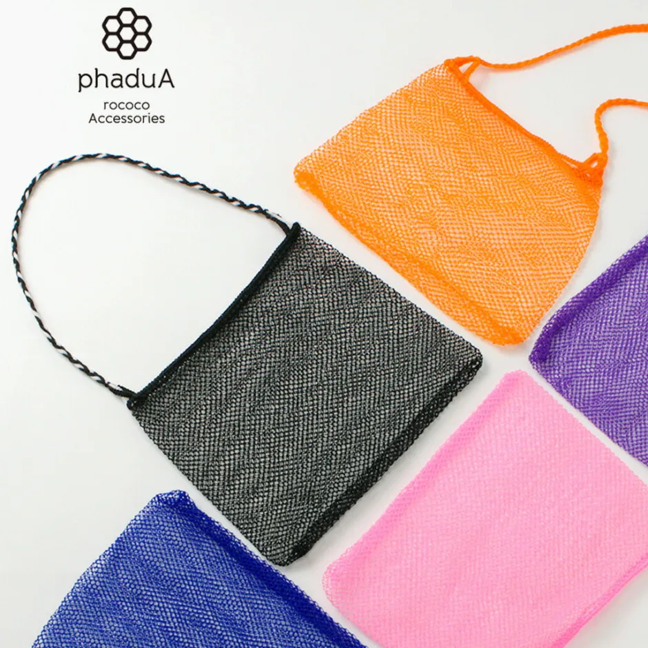 Shoulder Bags^PHADUA / Fishnet Shoulder Mesh Bag