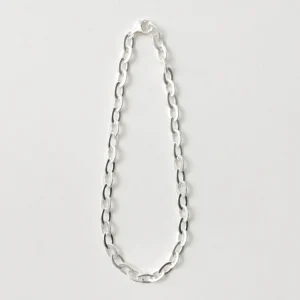 Anklets^PHADUA / Flat cable chain anklet 925 silver