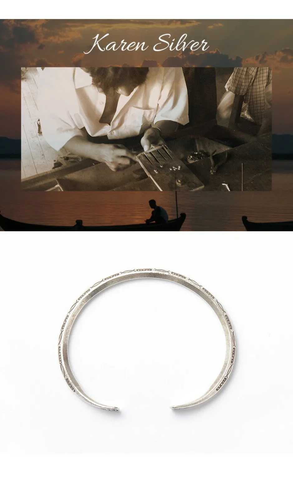 Anklets^PHADUA / Karen Bangle silver