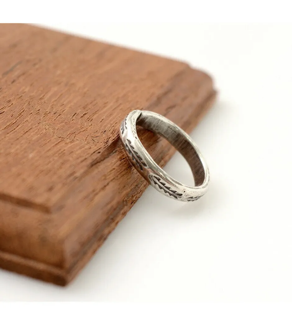 Anklets^PHADUA / Karen Ring / Long Leaf silver