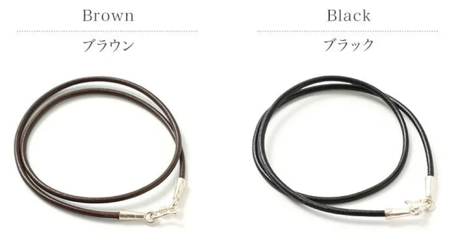 Necklaces^PHADUA / Leather choker (2.5mm) necklace