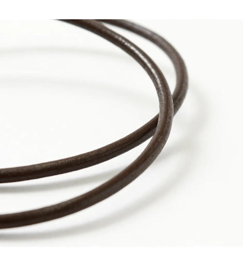 Necklaces^PHADUA / Leather choker (2.5mm) necklace
