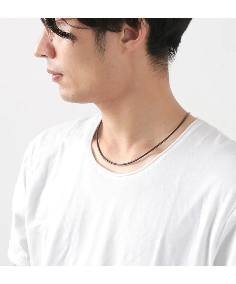 Necklaces^PHADUA / Leather choker (2.5mm) necklace