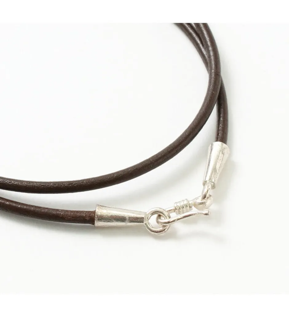Necklaces^PHADUA / Leather choker (2.5mm) necklace