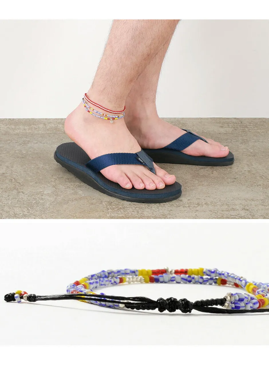 Anklets^PHADUA / Multi Handmade Beaded Anklet mix-beads