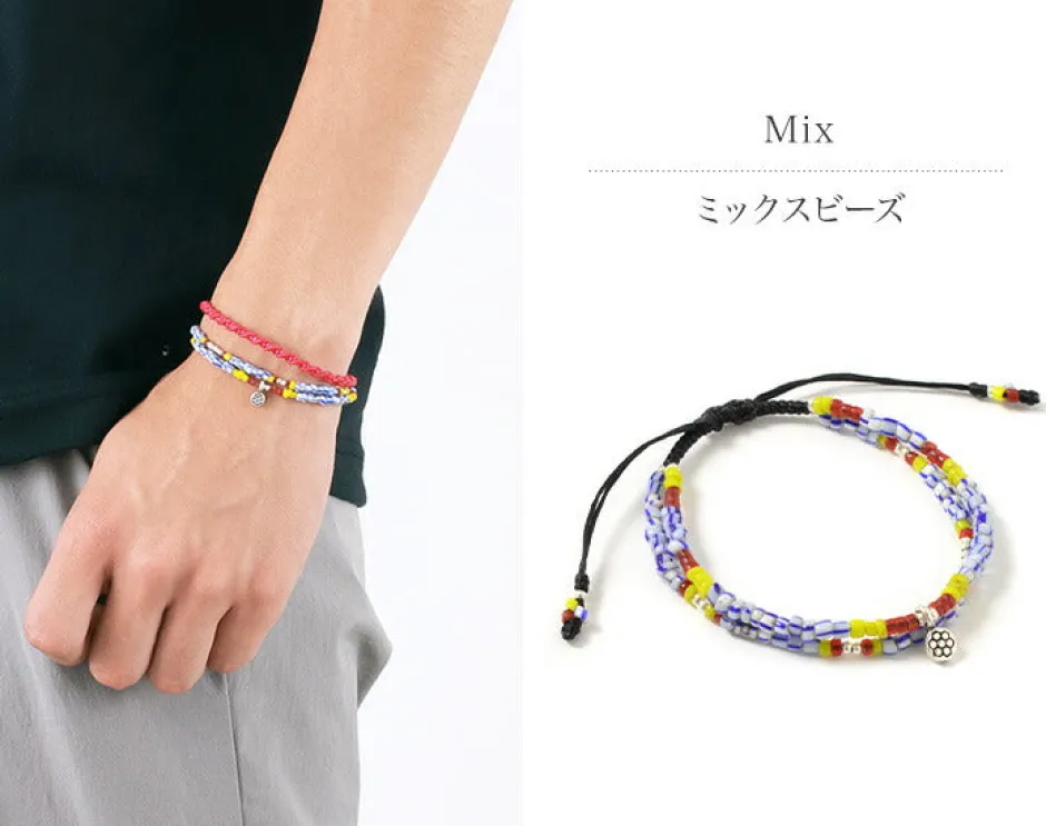 Anklets^PHADUA / Multi Handmade Beaded Bracelets mix-beads