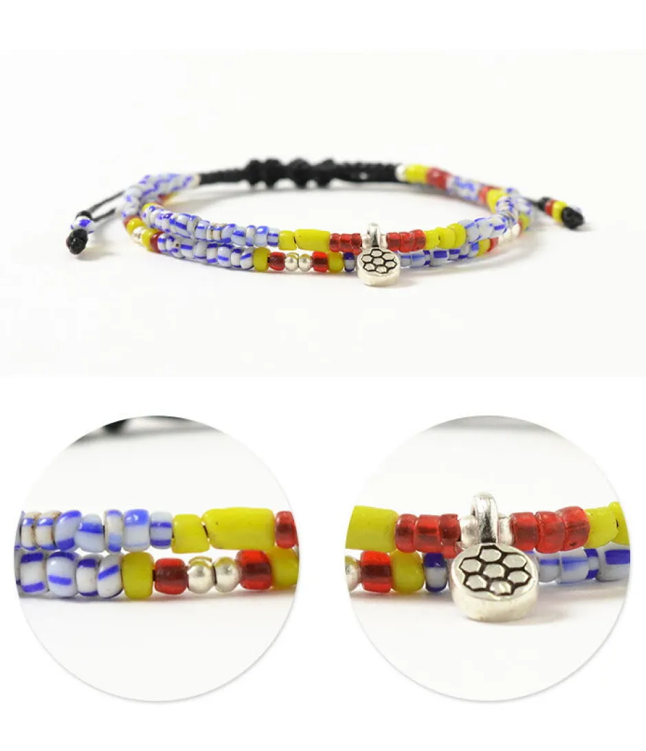 Anklets^PHADUA / Multi Handmade Beaded Bracelets mix-beads